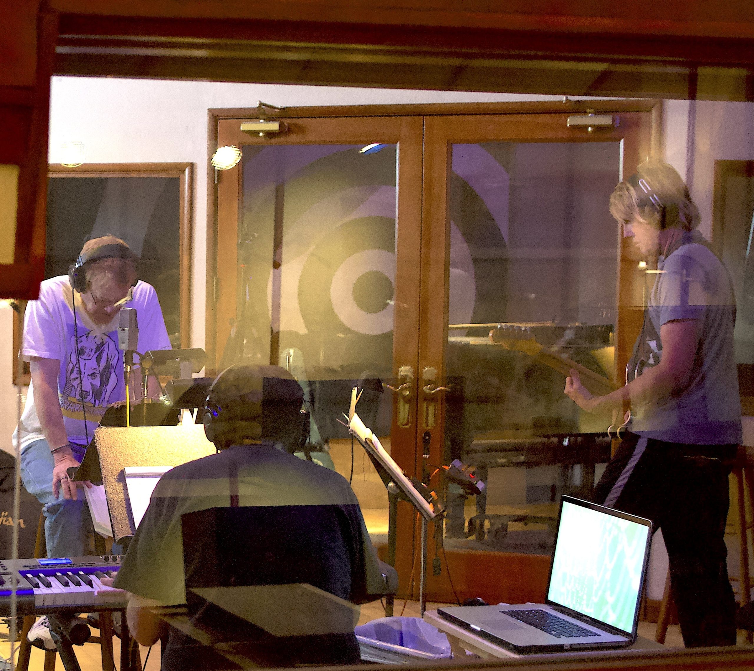 Richard with his touring band