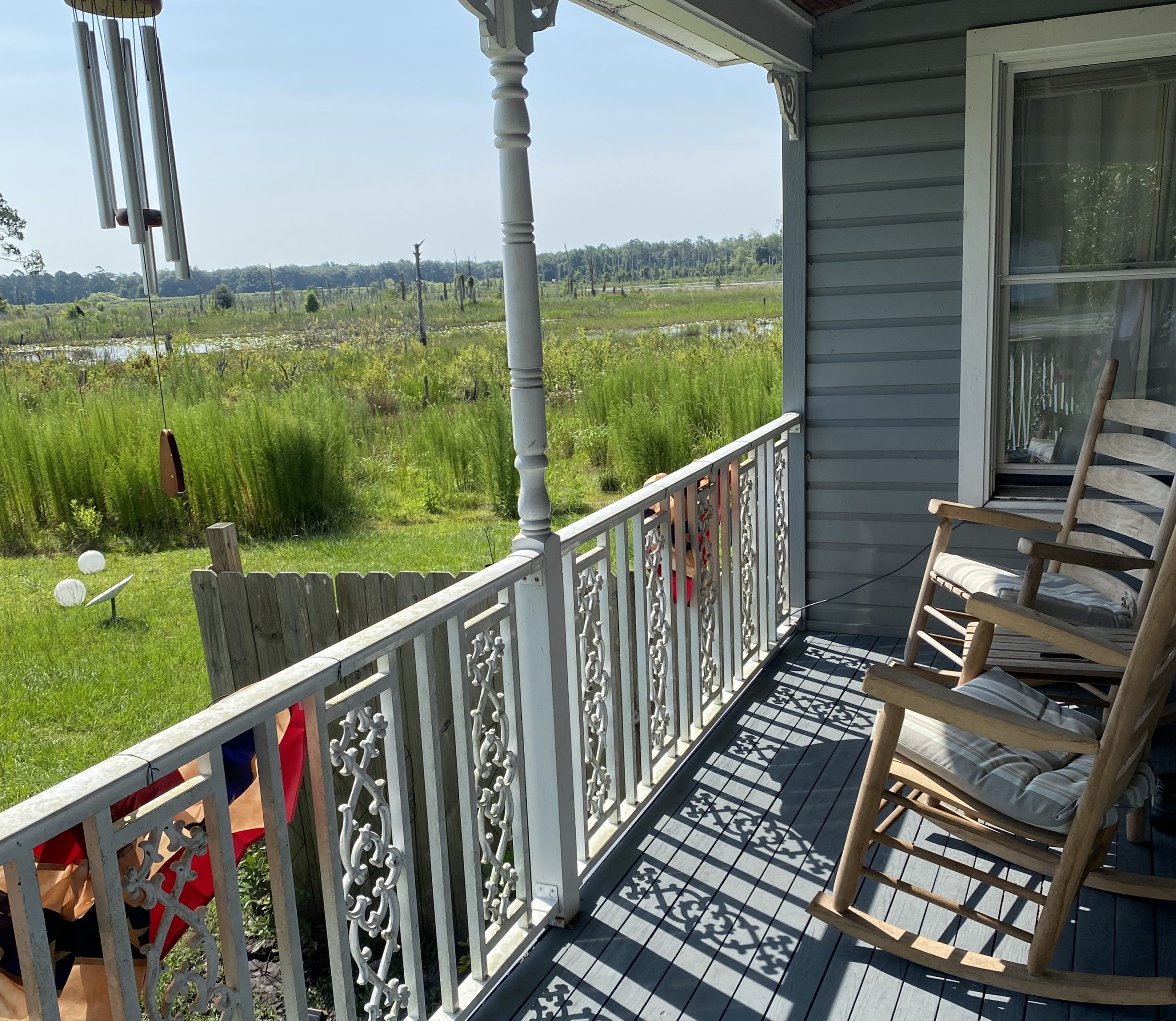 Richard settling in Grandin